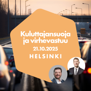 Kuluttajansuoja ja virhevastuu 21.10.2025