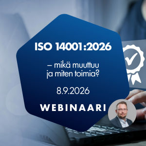 ISO 14001:2026 – mikä muuttuu ja miten toimia? 8.9.2026