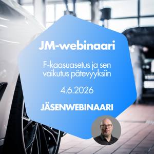 JM-webinaari: F-kaasuasetus ja sen vaikutus pätevyyksiin 4.6.2026