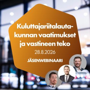 Kuluttajariitalautakunnan vaatimukset ja vastineen teko 28.8.2026